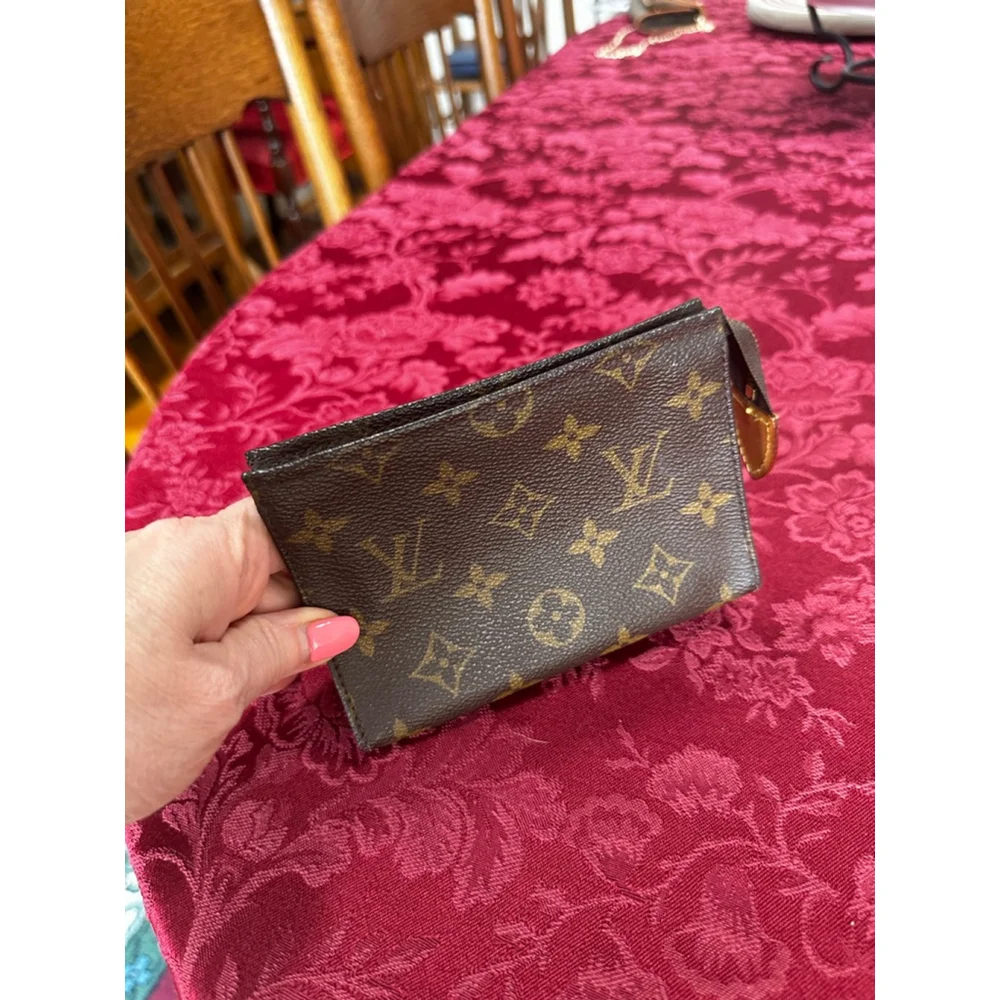 Louis Vuitton Brown Monogram Small Zip Pouch - Picture 2 of 10